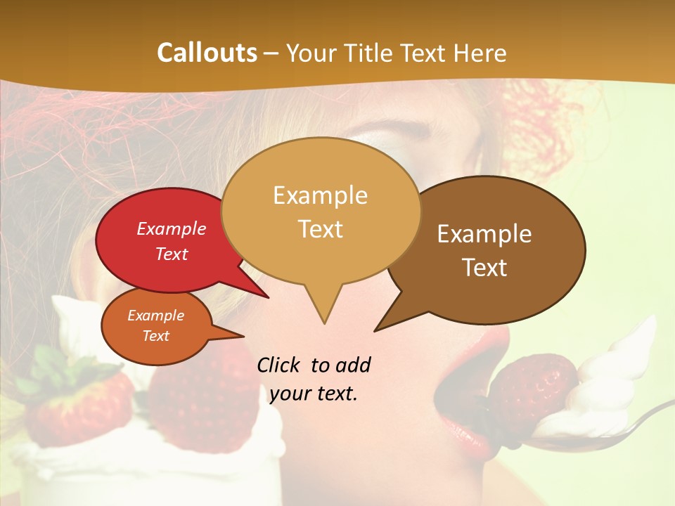 Fruit Berry Smile PowerPoint Template