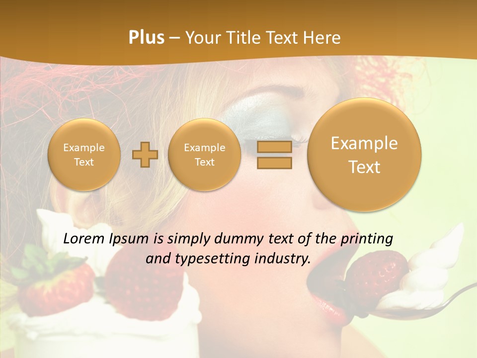 Fruit Berry Smile PowerPoint Template