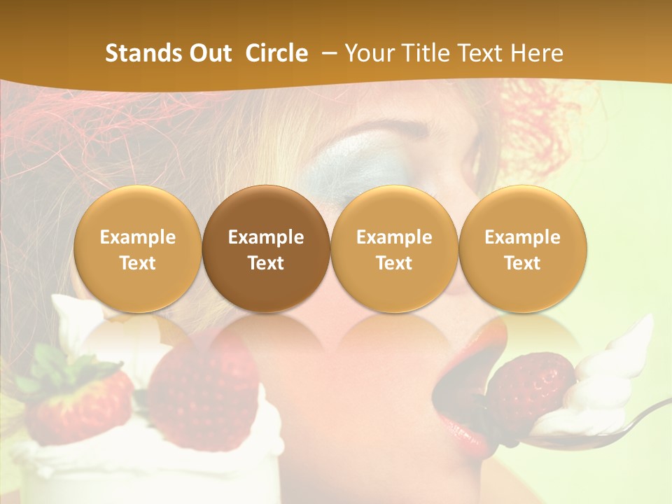 Fruit Berry Smile PowerPoint Template