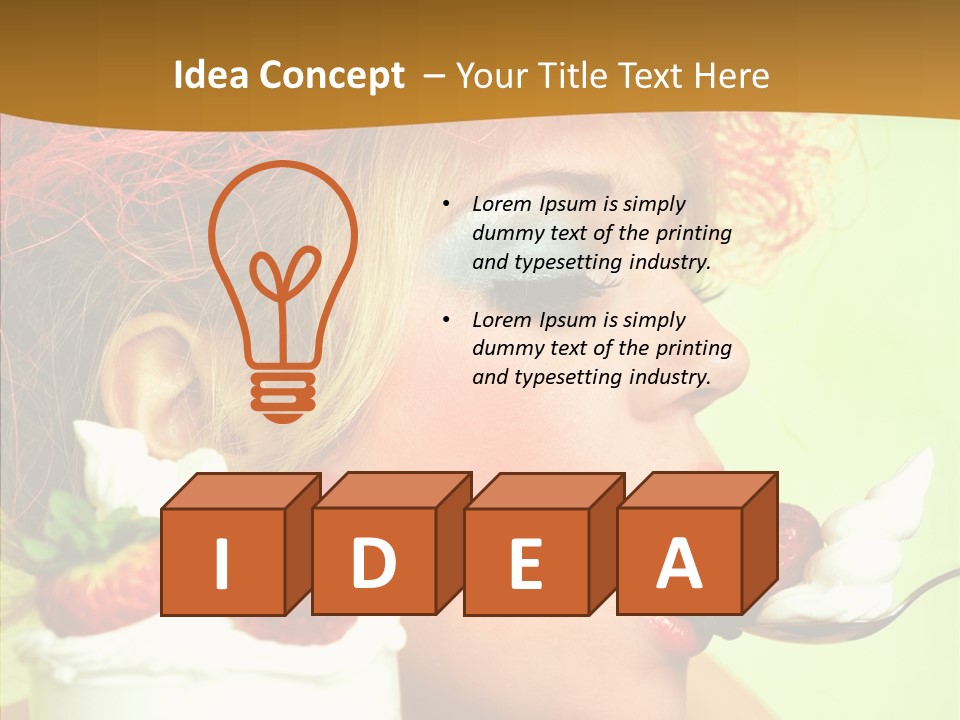 Fruit Berry Smile PowerPoint Template