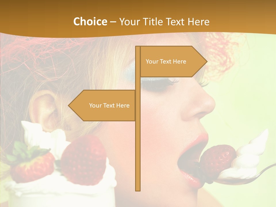 Fruit Berry Smile PowerPoint Template