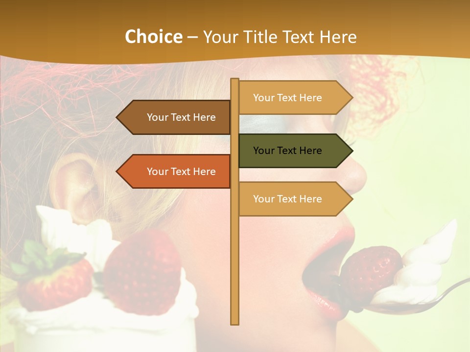 Fruit Berry Smile PowerPoint Template