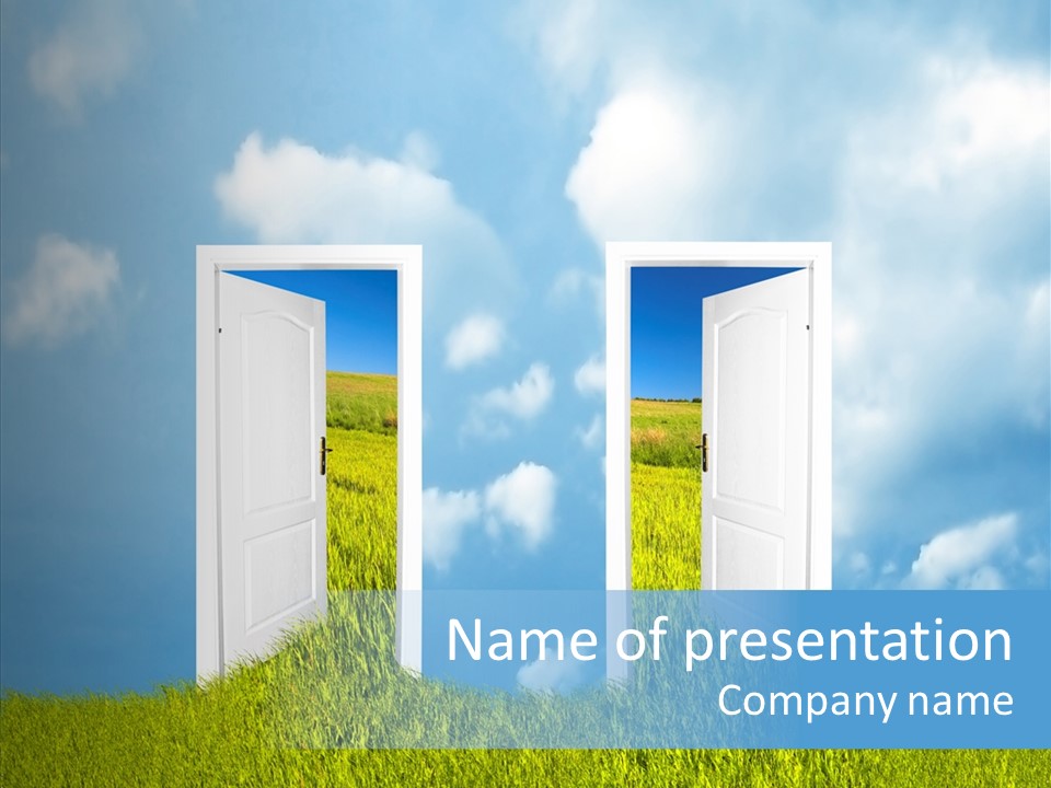 Real White Gold PowerPoint Template