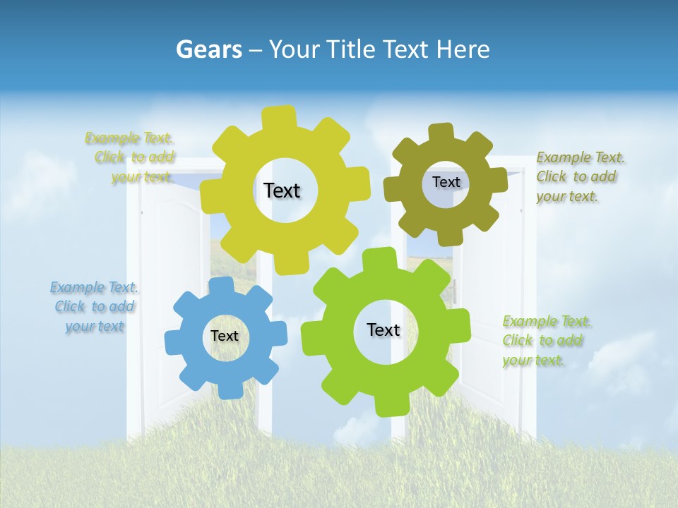 Real White Gold PowerPoint Template