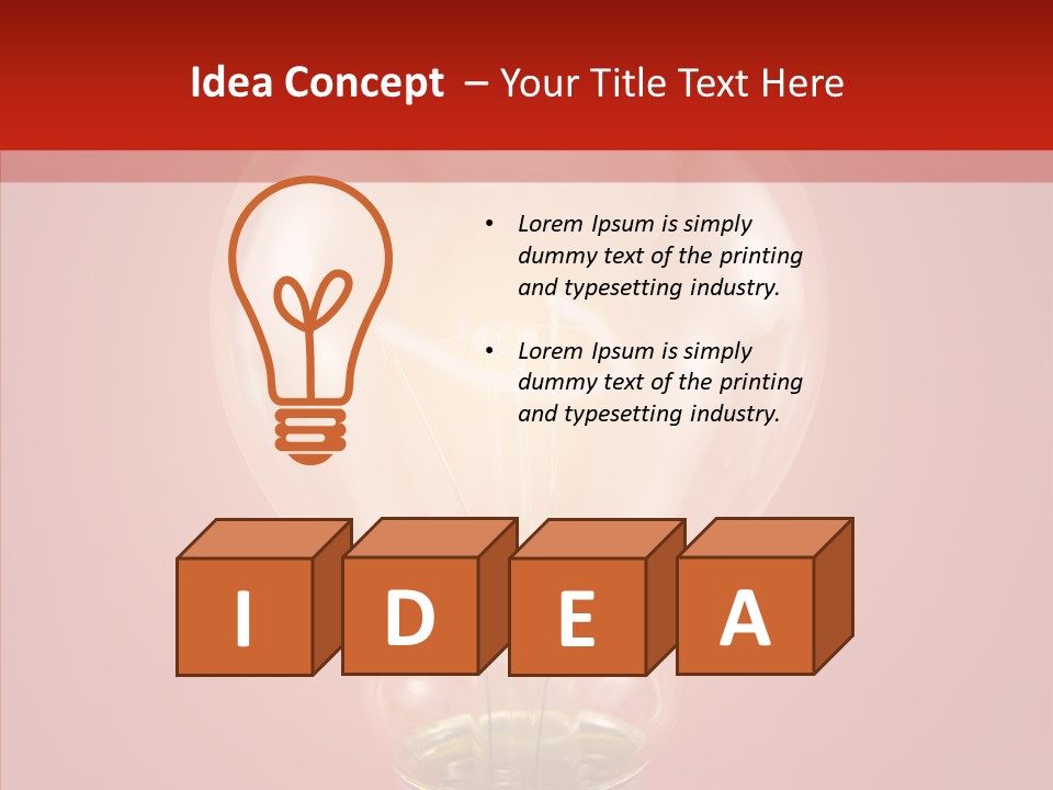 Idea Mind Figurative PowerPoint Template