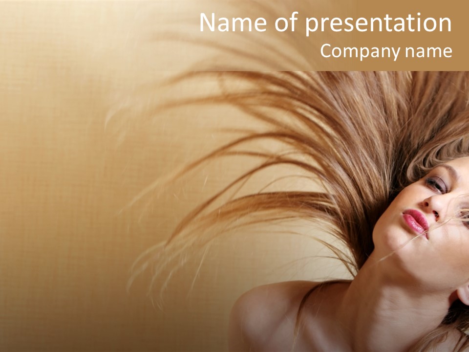 Flip Lovely Young PowerPoint Template