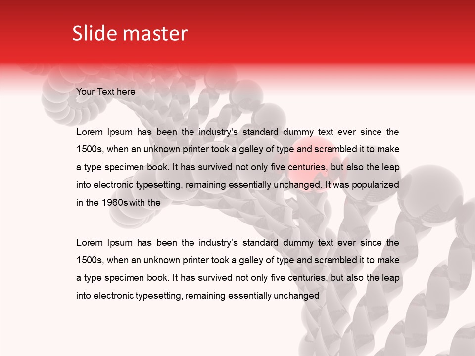 Backgrounds Nature Dna PowerPoint Template