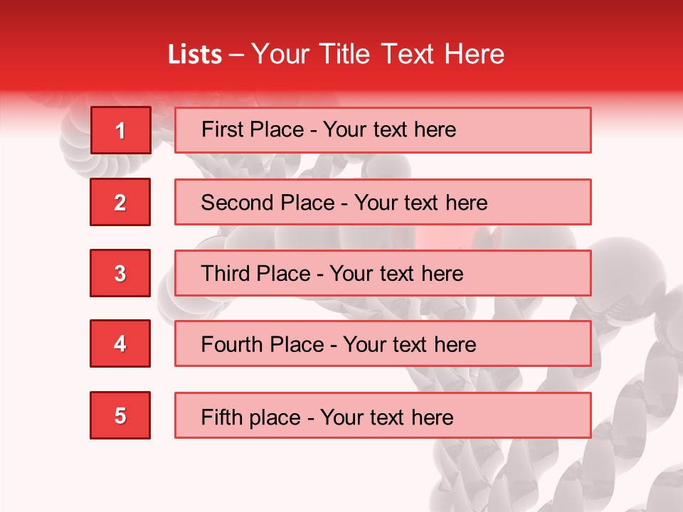 Backgrounds Nature Dna PowerPoint Template