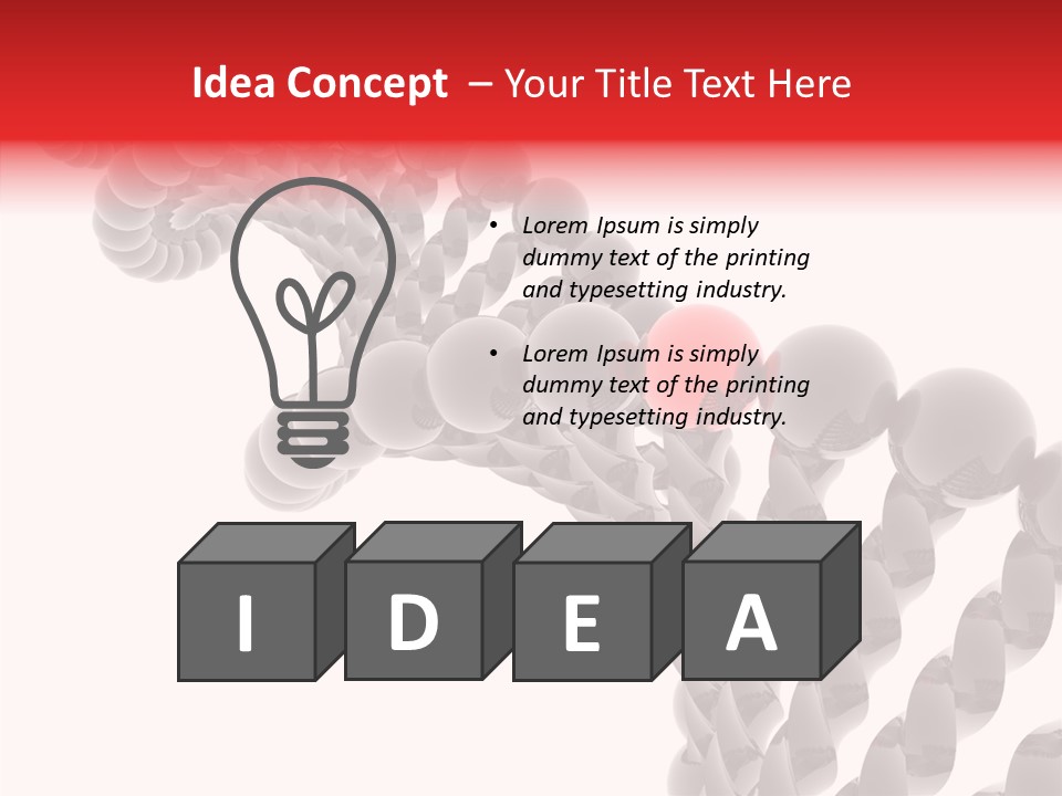 Backgrounds Nature Dna PowerPoint Template