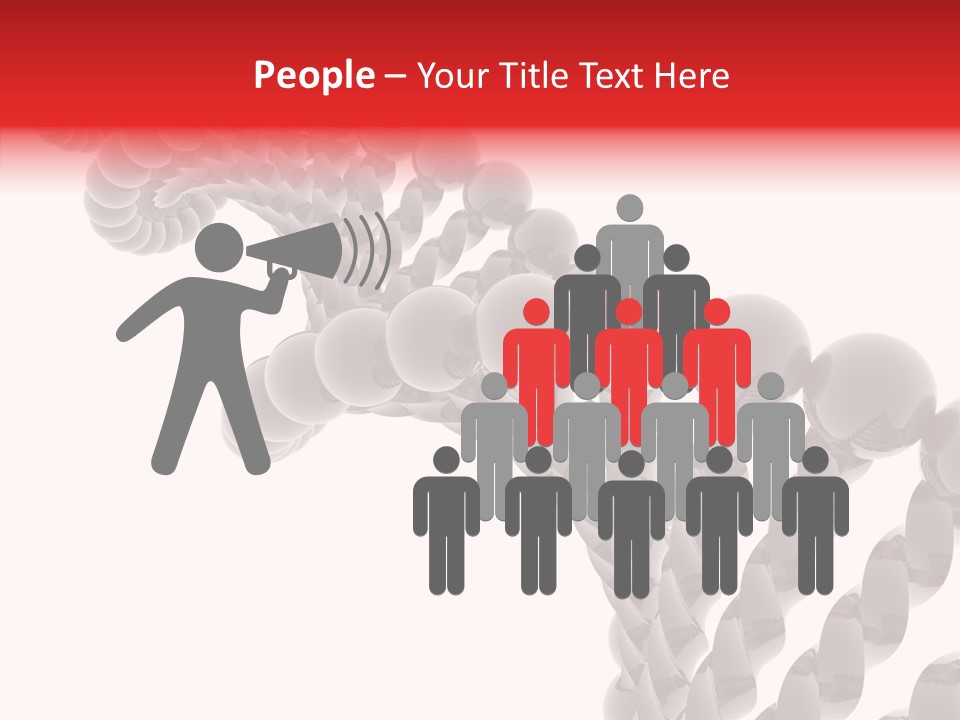 Backgrounds Nature Dna PowerPoint Template