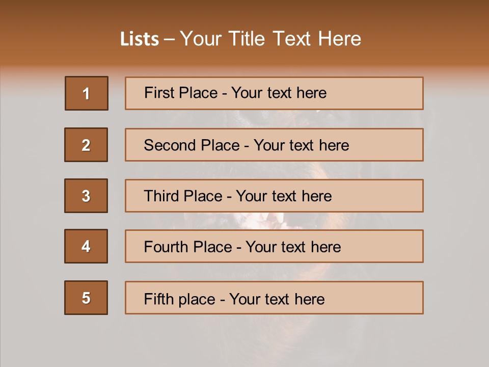 Pet Ear Aggressive PowerPoint Template