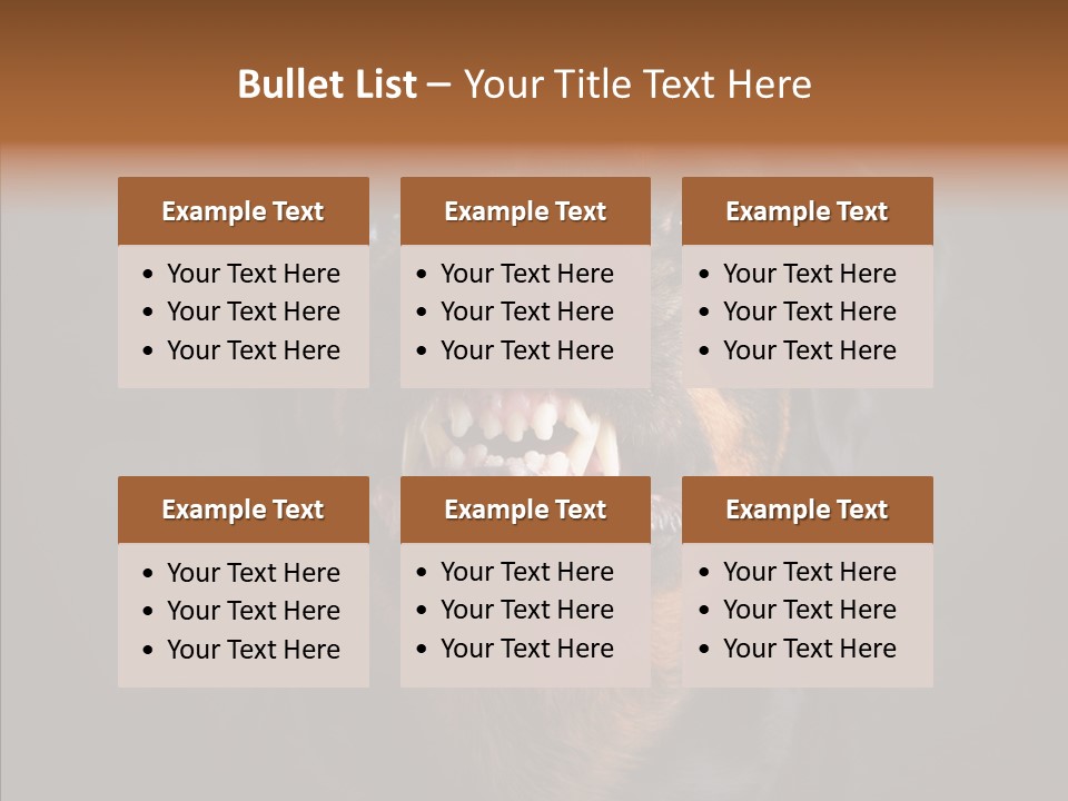 Pet Ear Aggressive PowerPoint Template