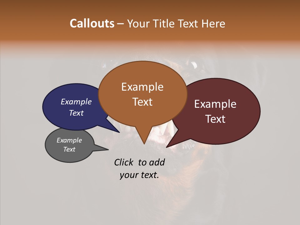 Pet Ear Aggressive PowerPoint Template