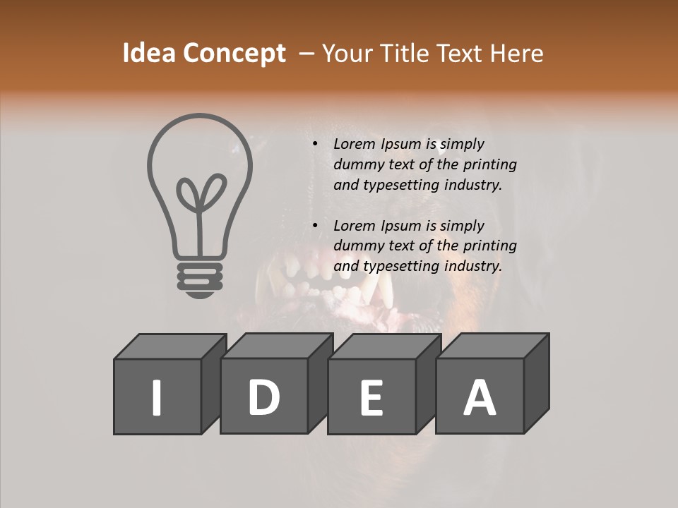 Pet Ear Aggressive PowerPoint Template