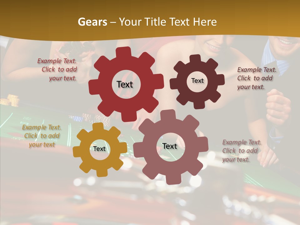 Humorou Figure Trategy PowerPoint Template