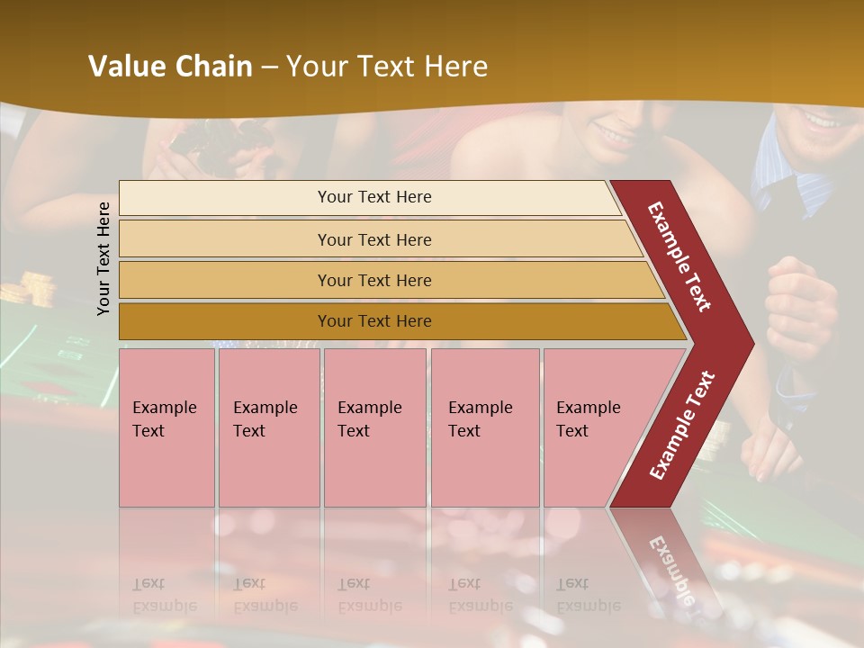 Humorou Figure Trategy PowerPoint Template
