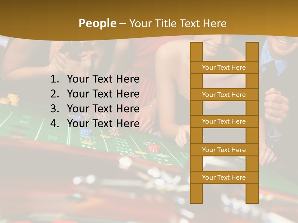 Humorou Figure Trategy PowerPoint Template