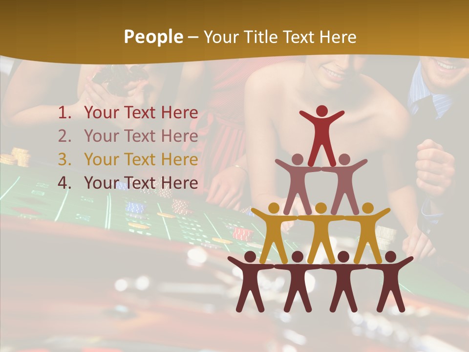 Humorou Figure Trategy PowerPoint Template