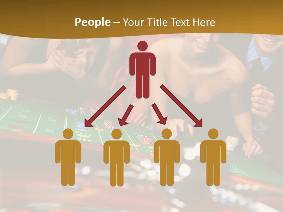 Humorou Figure Trategy PowerPoint Template