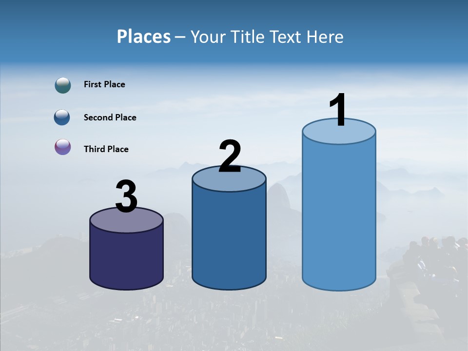 Sea Panoramic City PowerPoint Template