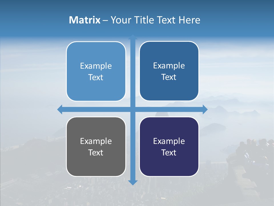 Sea Panoramic City PowerPoint Template