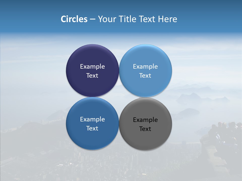 Sea Panoramic City PowerPoint Template