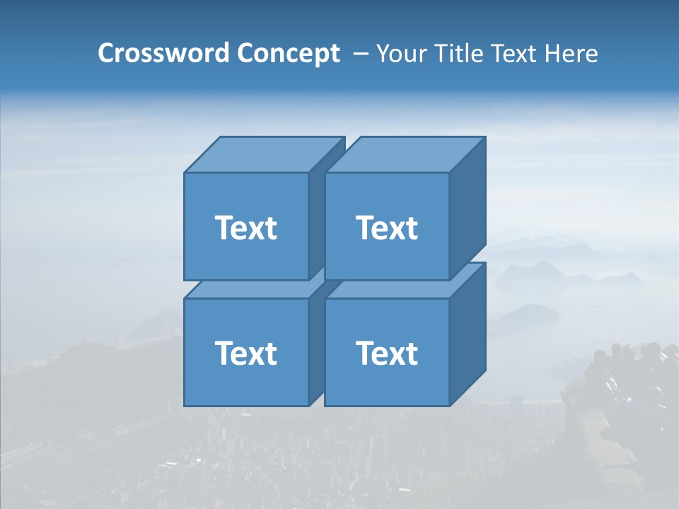 Sea Panoramic City PowerPoint Template