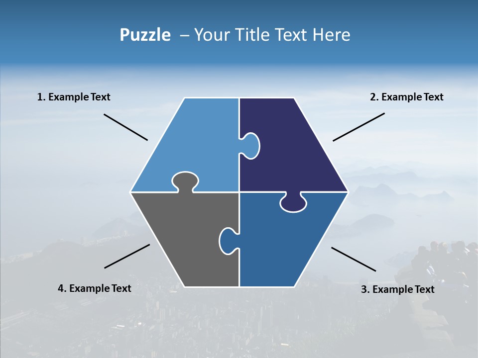 Sea Panoramic City PowerPoint Template