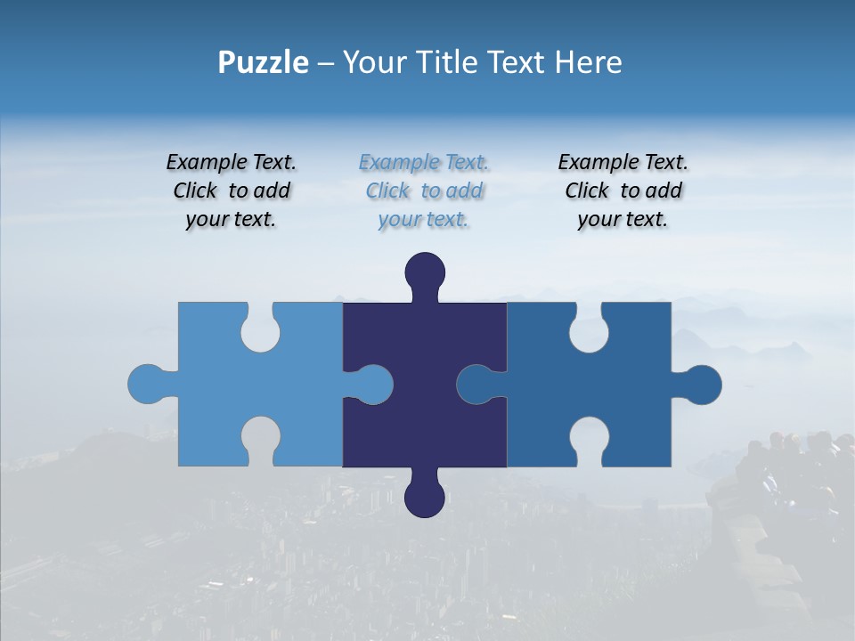 Sea Panoramic City PowerPoint Template