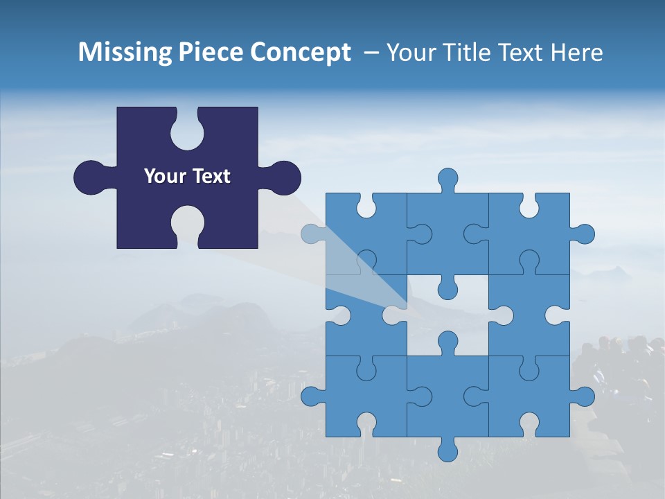 Sea Panoramic City PowerPoint Template