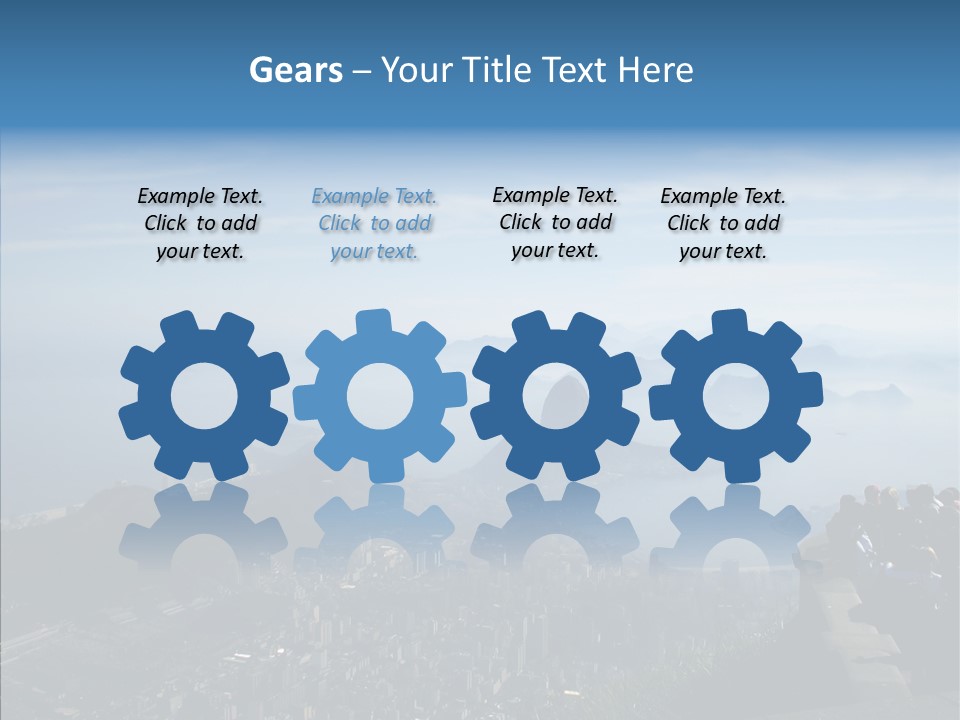 Sea Panoramic City PowerPoint Template