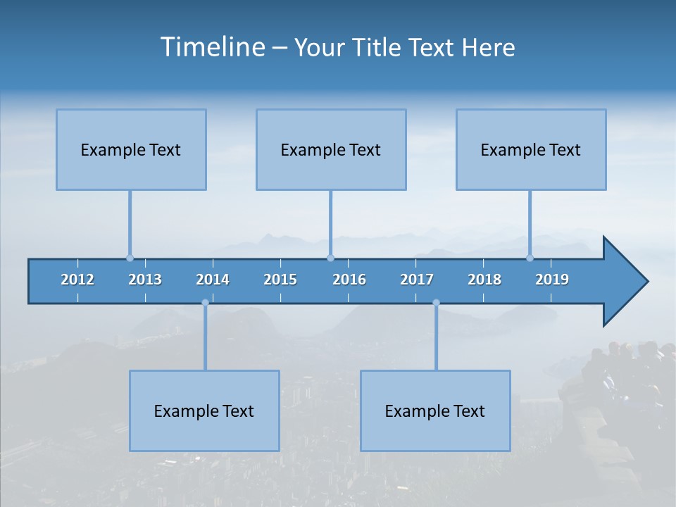 Sea Panoramic City PowerPoint Template