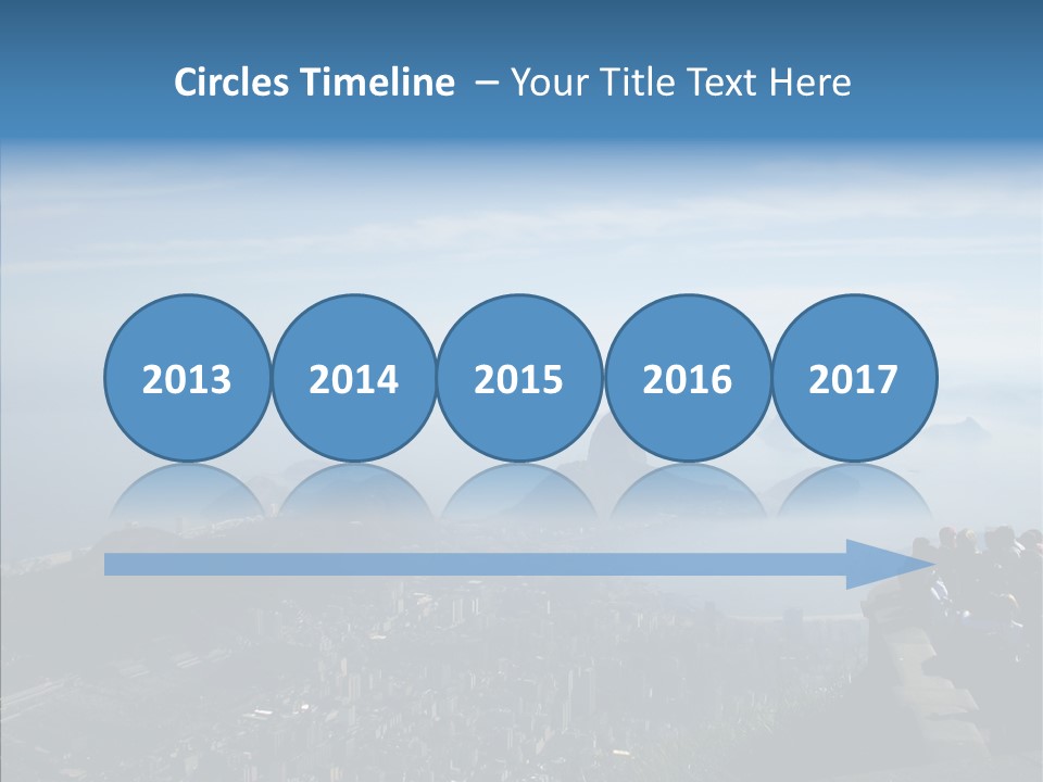 Sea Panoramic City PowerPoint Template