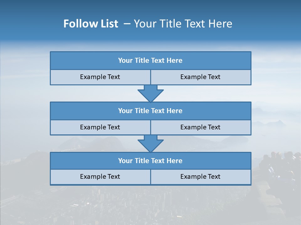Sea Panoramic City PowerPoint Template