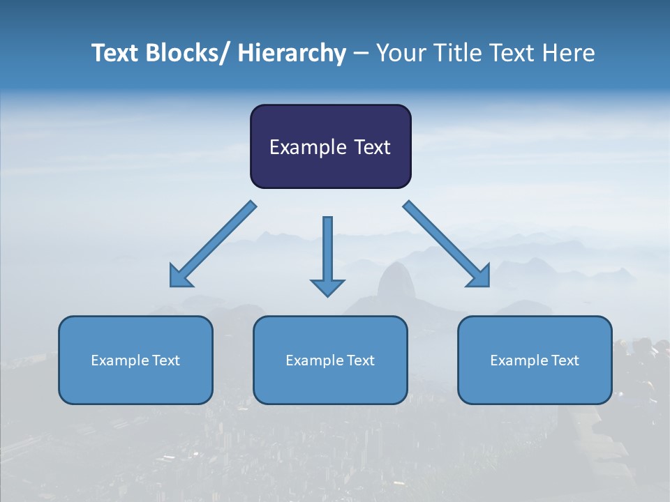 Sea Panoramic City PowerPoint Template