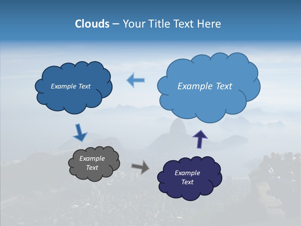 Sea Panoramic City PowerPoint Template