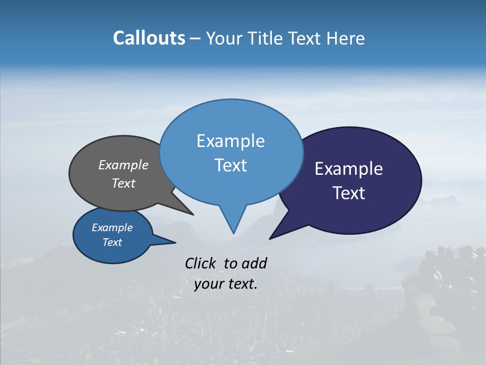 Sea Panoramic City PowerPoint Template