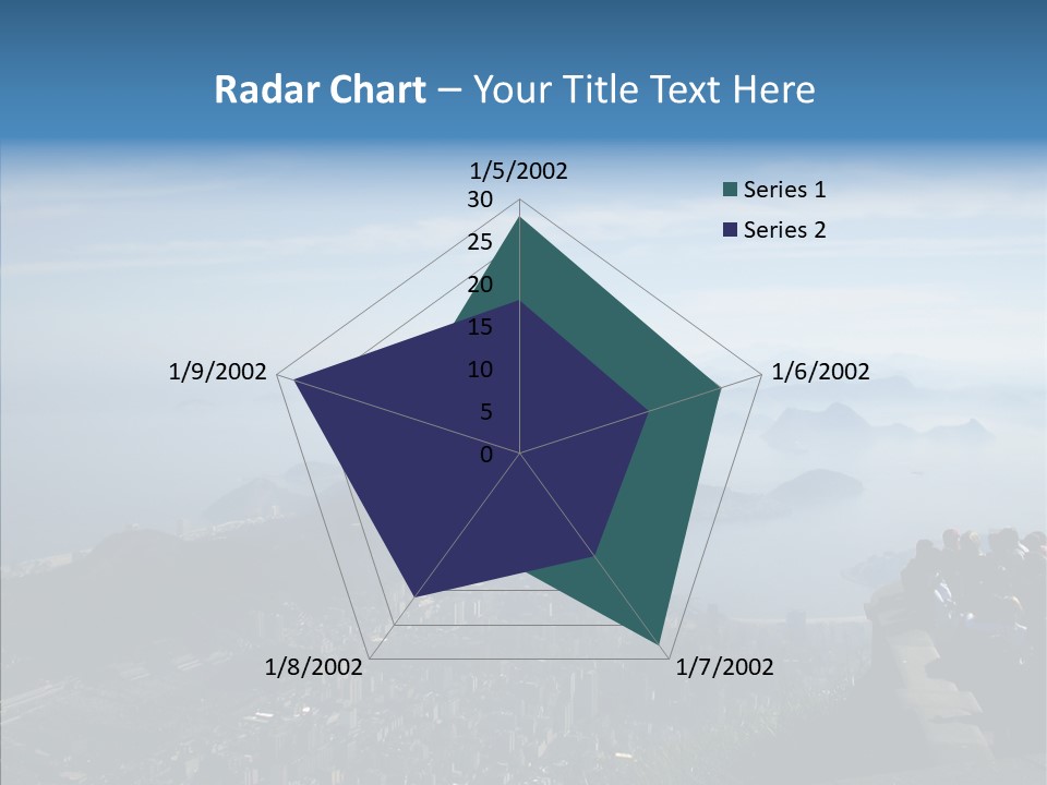 Sea Panoramic City PowerPoint Template