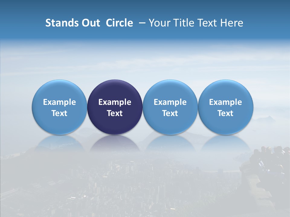 Sea Panoramic City PowerPoint Template