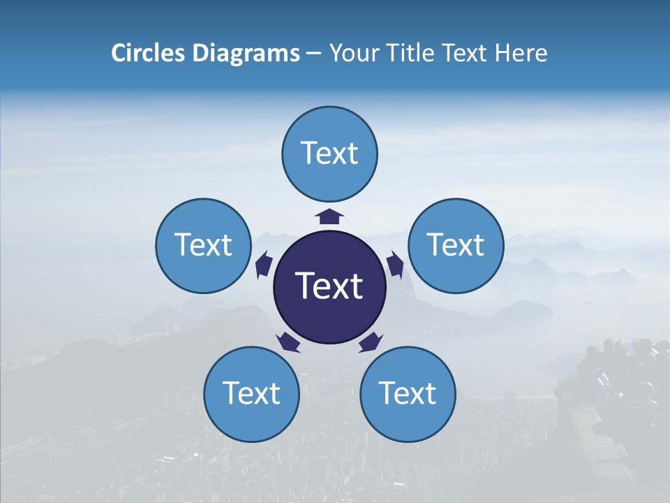 Sea Panoramic City PowerPoint Template