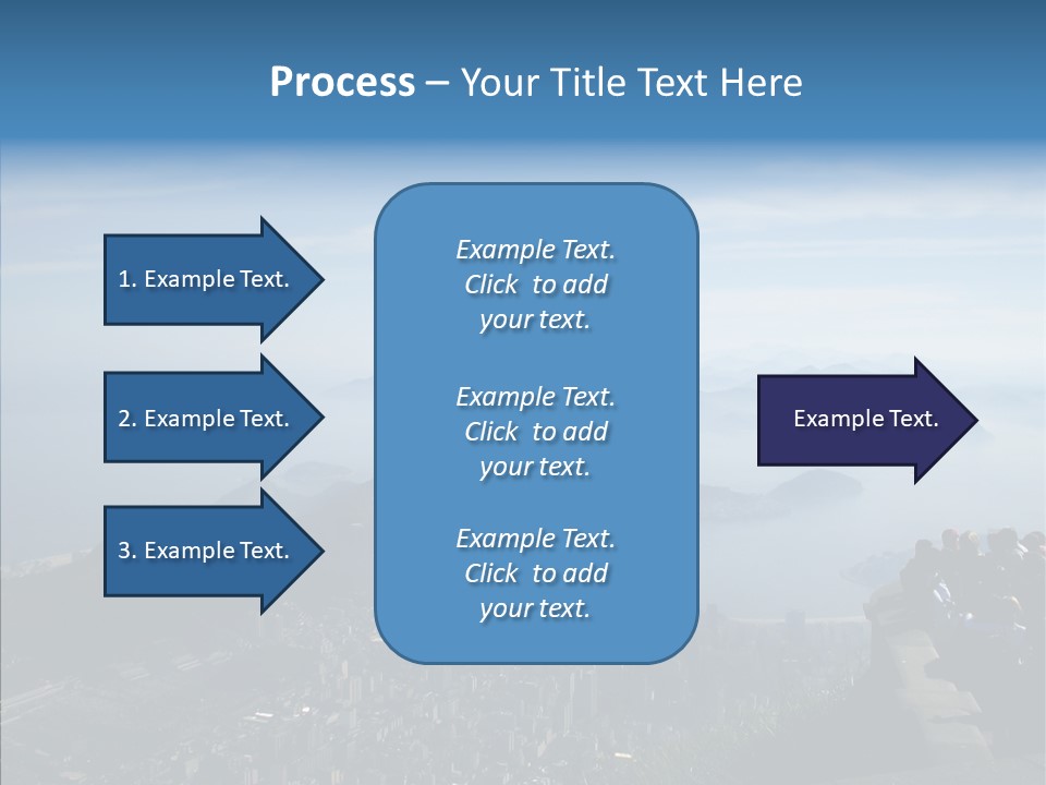 Sea Panoramic City PowerPoint Template