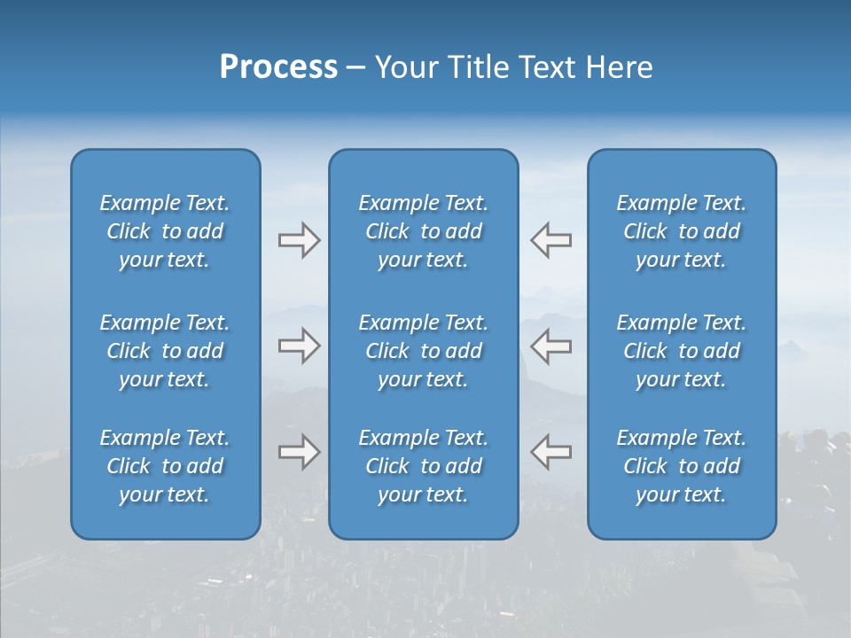 Sea Panoramic City PowerPoint Template