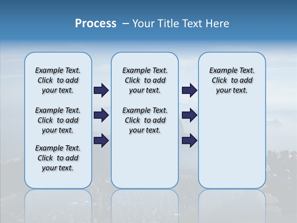 Sea Panoramic City PowerPoint Template