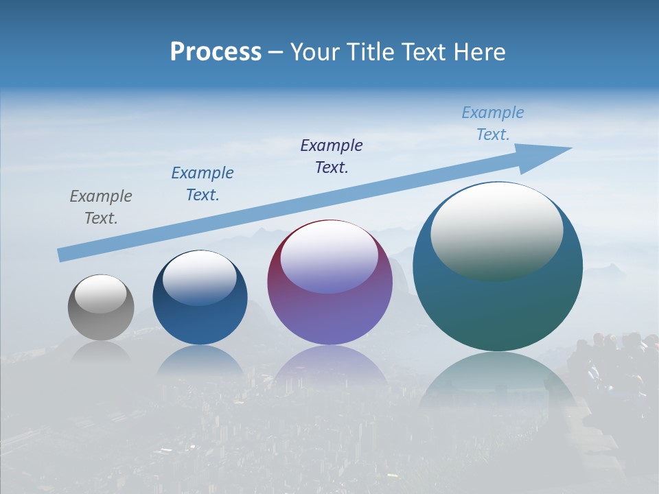 Sea Panoramic City PowerPoint Template