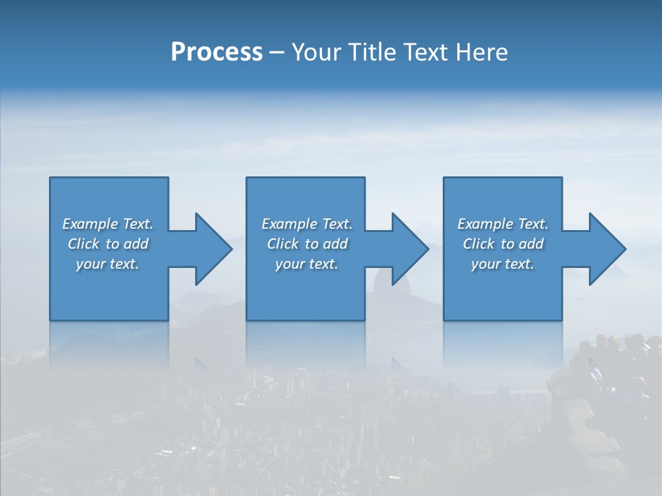 Sea Panoramic City PowerPoint Template
