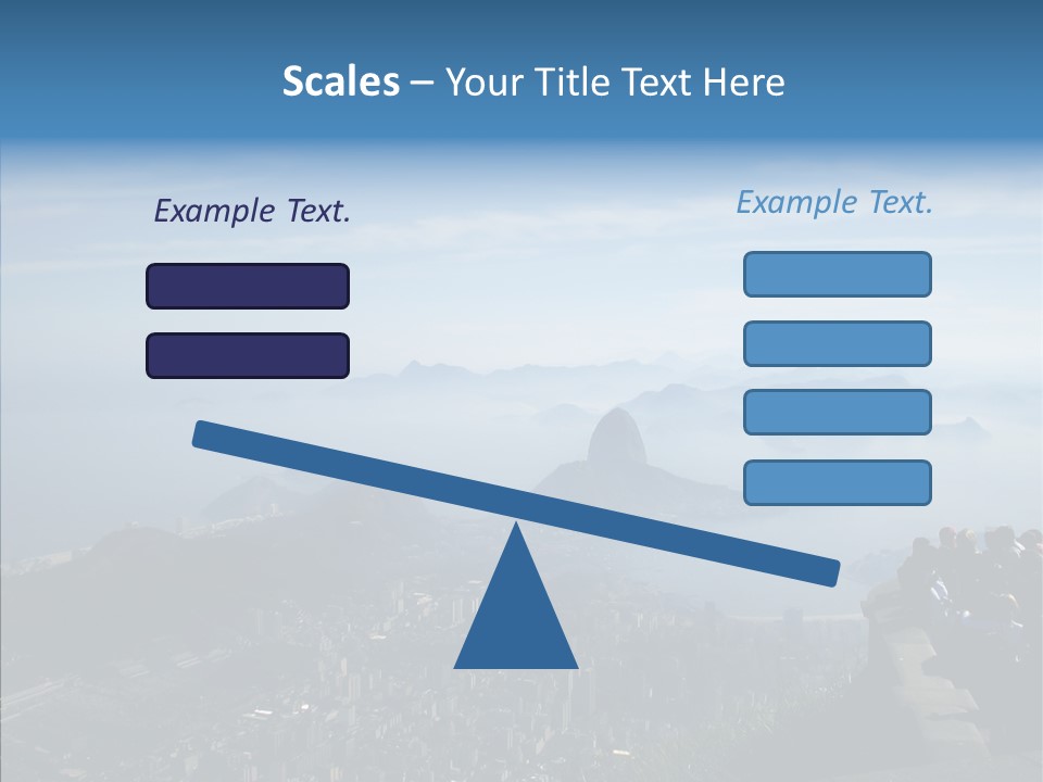 Sea Panoramic City PowerPoint Template