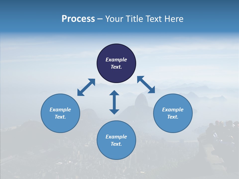 Sea Panoramic City PowerPoint Template