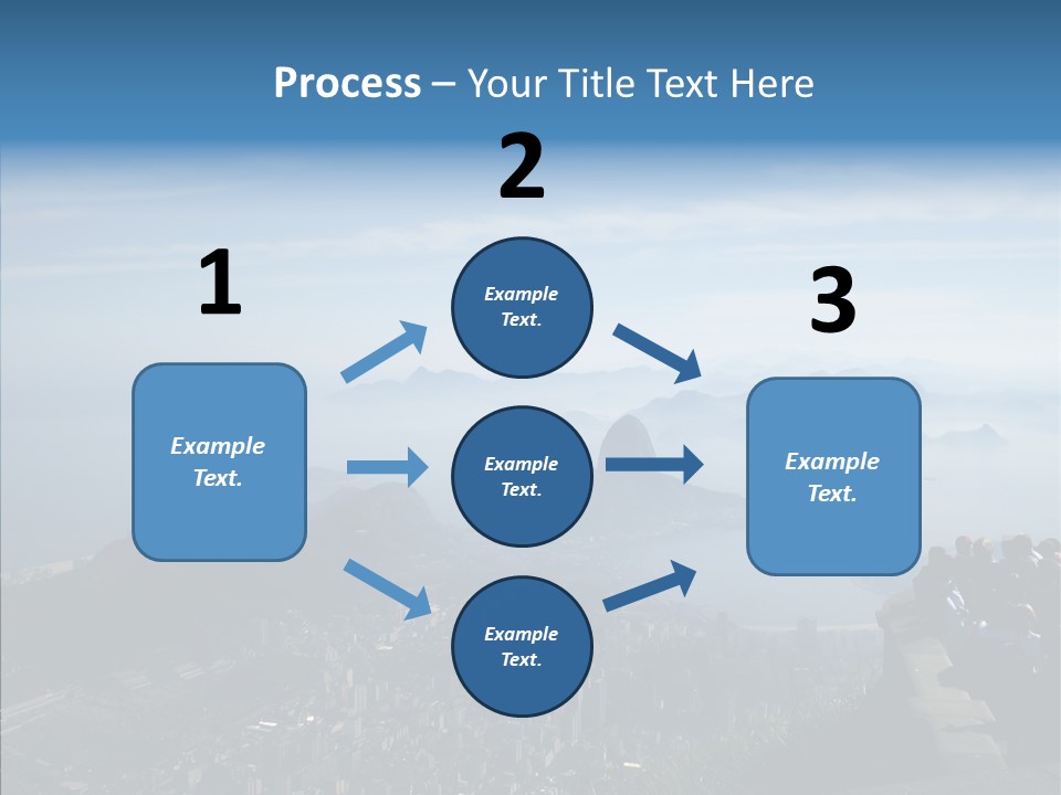 Sea Panoramic City PowerPoint Template