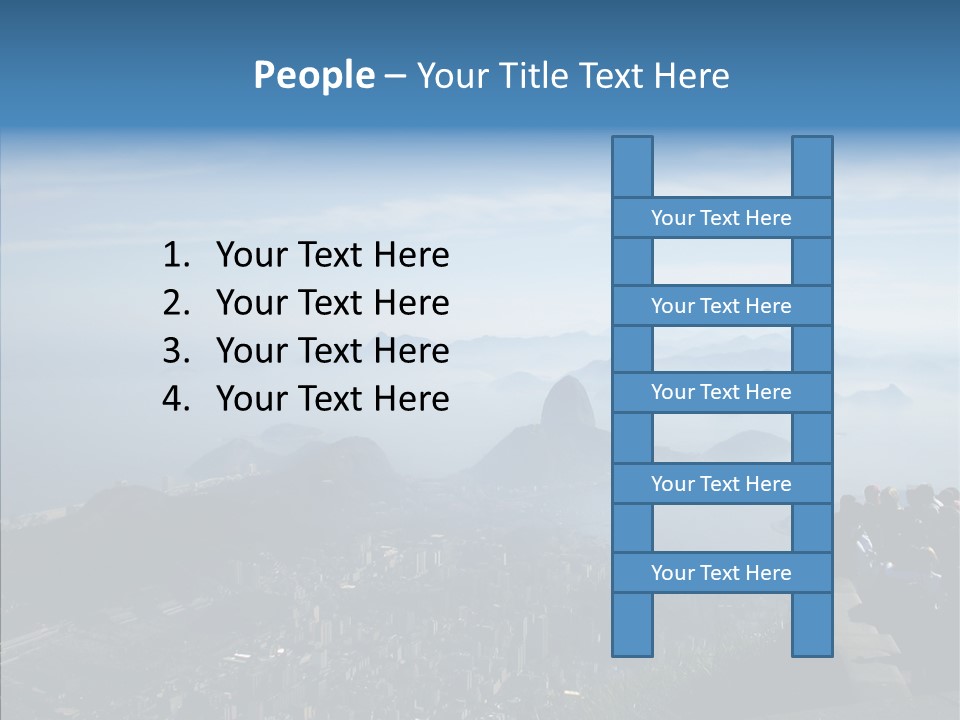 Sea Panoramic City PowerPoint Template