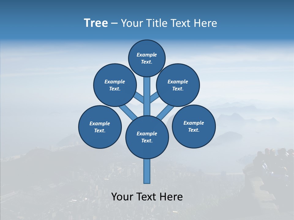 Sea Panoramic City PowerPoint Template